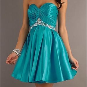 Alyce Strapless Homecoming Dress